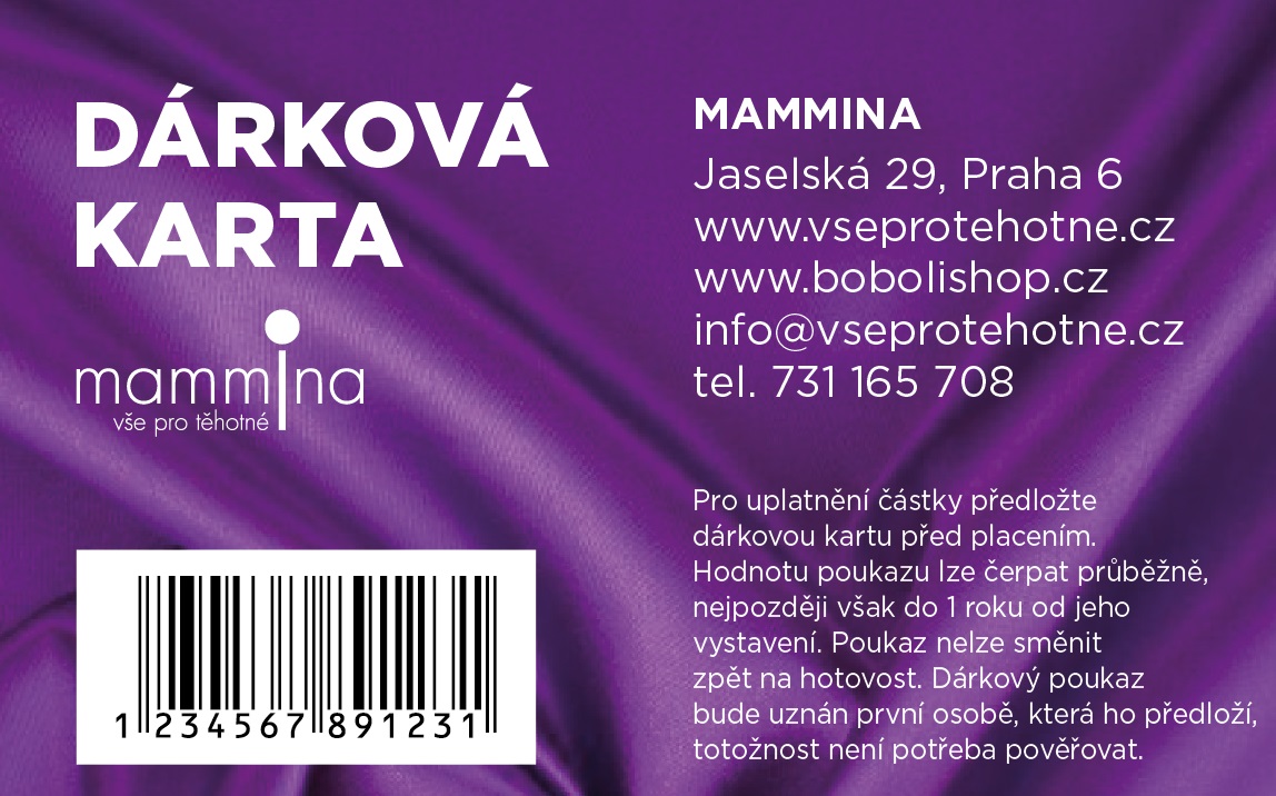 DÁRKOVÝ POUKAZ - vzor KIDS