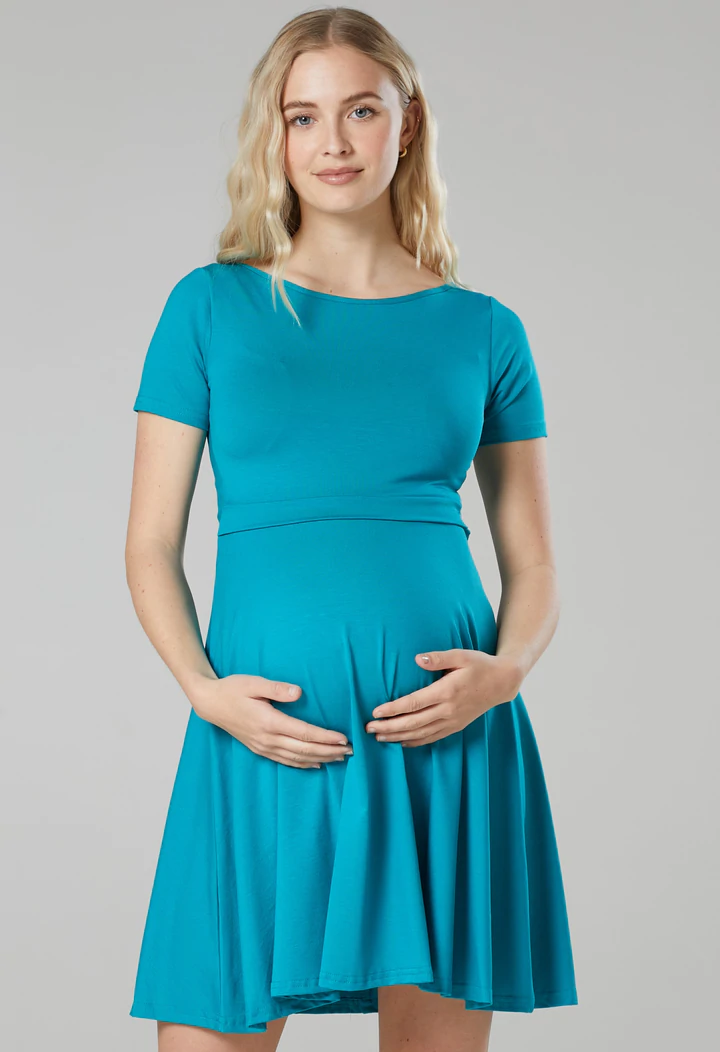 Těhotenské a kojicí šaty ANNIE BLUE