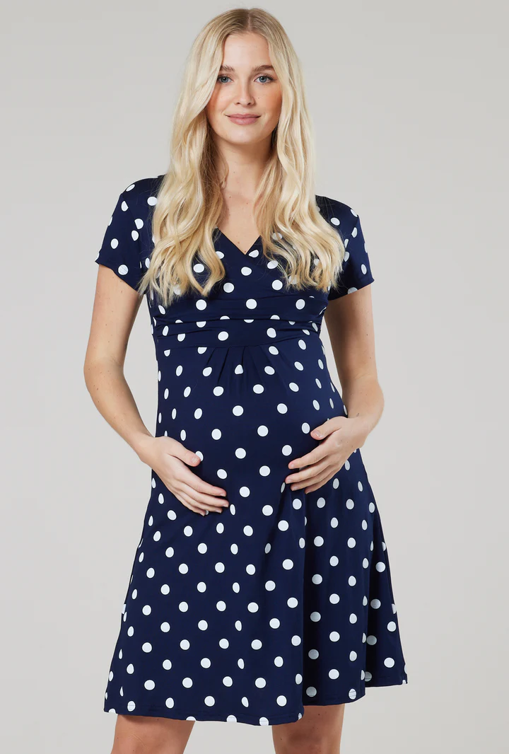 Těhotenské a kojicí šaty HANNAH DOTS