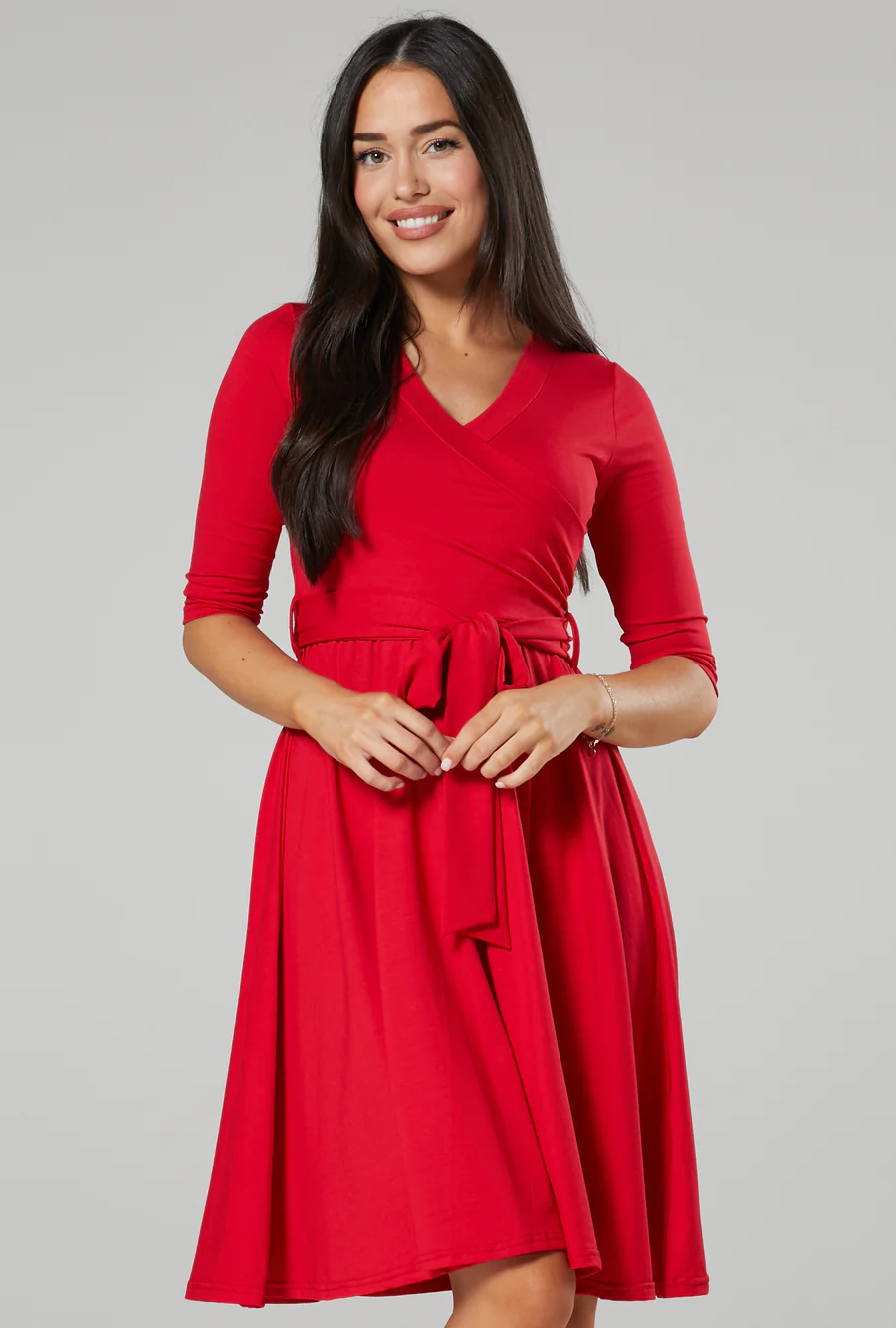 Těhotenské a kojicí šaty MERRY RED