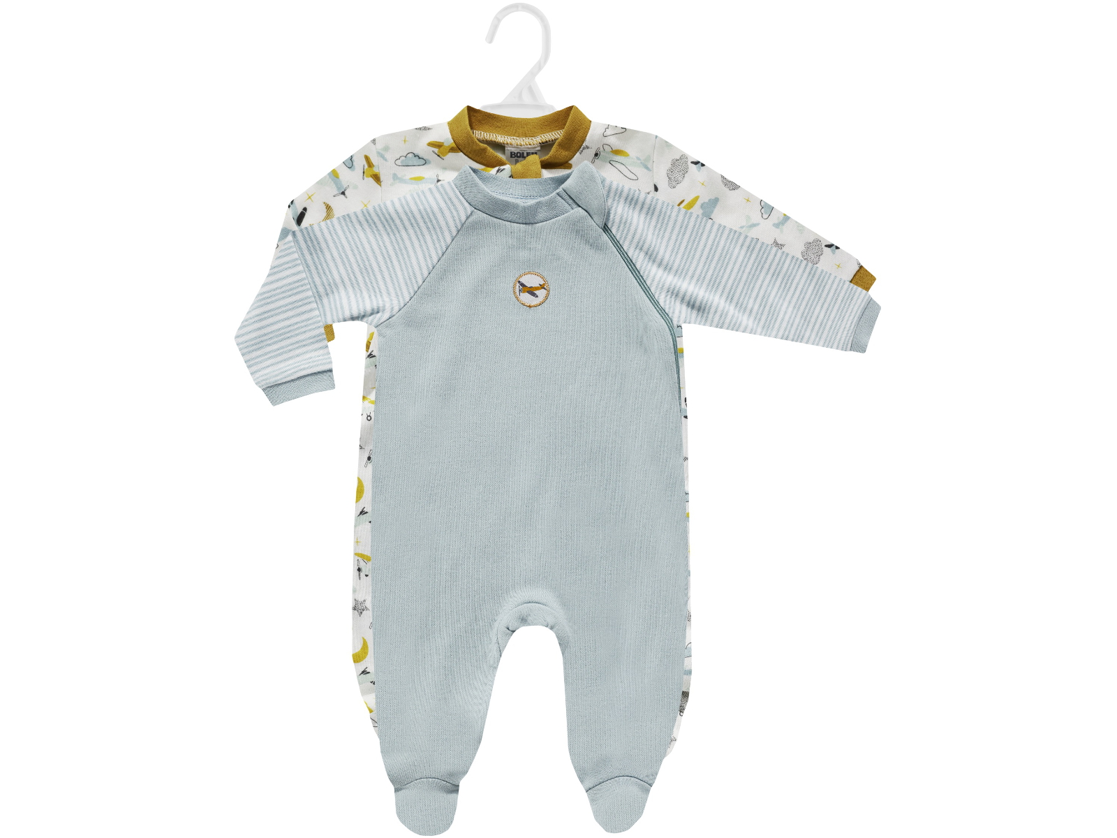 Set 2ks overalů LETADLA