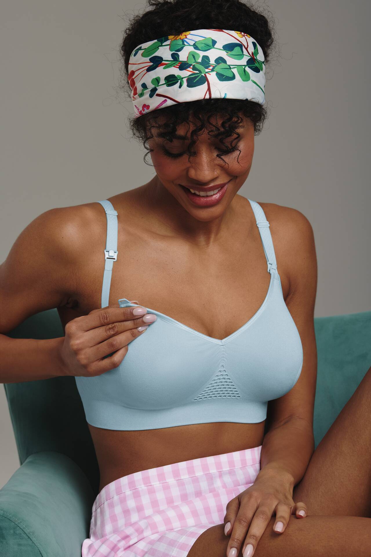 Těhotenská a kojicí podprsenka ANITA SEAMLESS mint