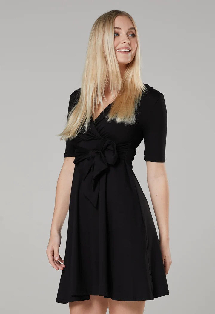 Těhotenské a kojicí šaty DANIELLE BLACK