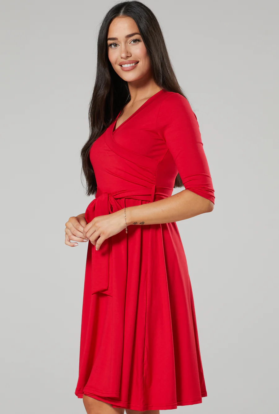 Těhotenské a kojicí šaty MERRY RED