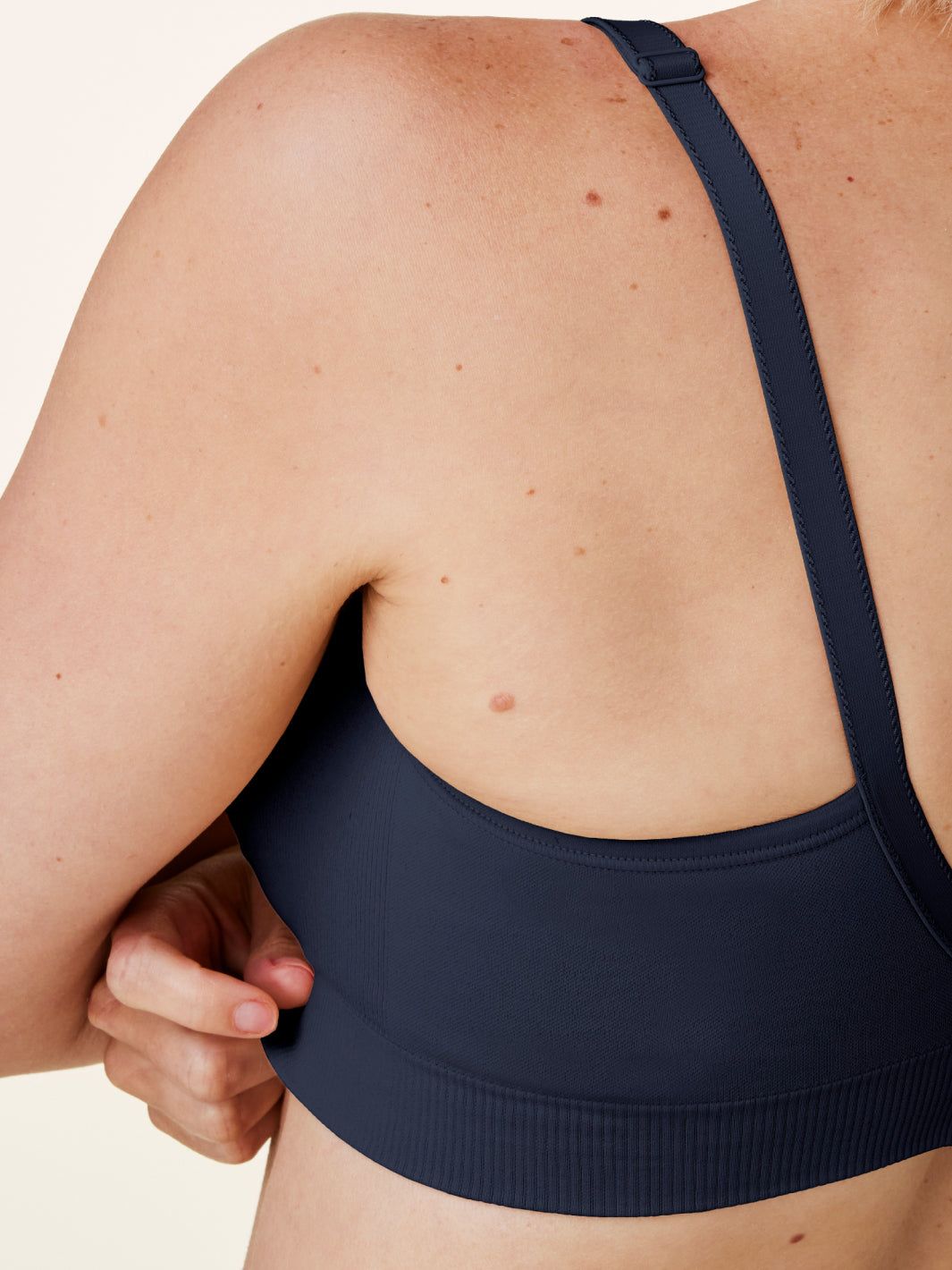 Těhotenská a kojicí podprsenka BRAVADO SILK 2v1, modrá