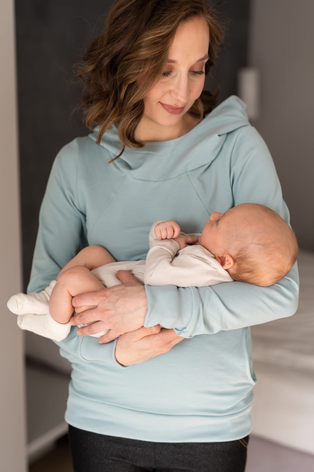 Těhotenská a kojicí mikina MILK AND LOVE