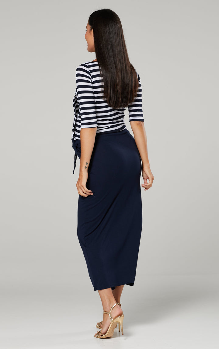 Těhotenské dlouhé šaty MEGAN