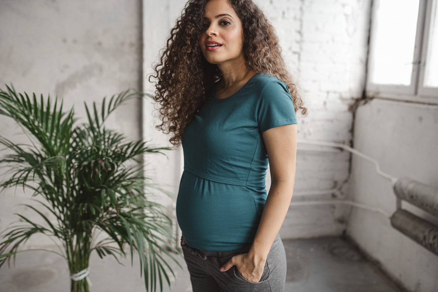 Těhotenské a kojicí triko MILK AND LOVE