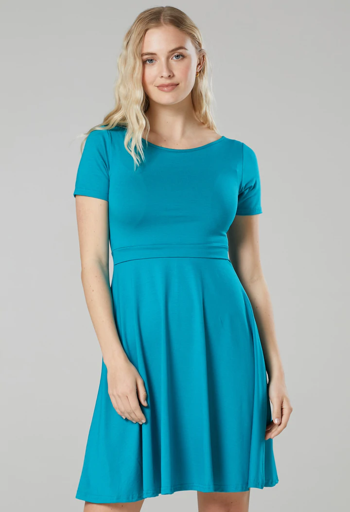 Těhotenské a kojicí šaty ANNIE BLUE