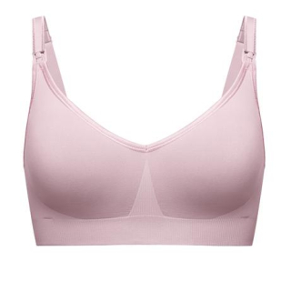 Těhotenská a kojicí podprsenka BRAVADO SILK 2v1, růžová