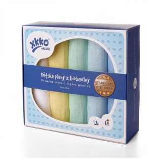 Látkové pleny ORGANIC klučičí, 5 ks