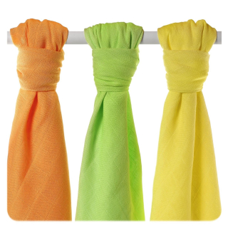 Bambusové pleny XKKO Orange, 3 ks