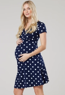 Těhotenské a kojicí šaty HANNAH DOTS