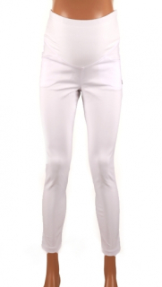 Bílé těhotenské kalhoty BRANCO WHITE