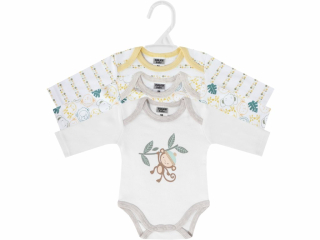 Kojenecké body ZOO - set 3 ks