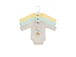 Kojenecké body ZOO - set 3 ks