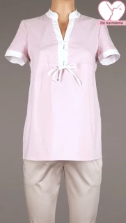 Těhotenská a kojicí košile PINK
